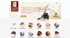 Desktop Screenshot of cartorioabreu.com.br