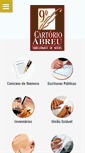 Mobile Screenshot of cartorioabreu.com.br